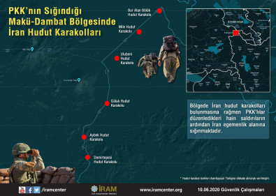 PKK'nın Sığındığı Makü-Dambat Bölgesinde İran Hudut Karakolları