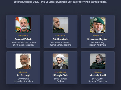 Mücteba Hamenei’den 6 üst düzey askerî atama