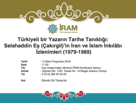 Türkiyeli Bir Yazarın Tarihe Tanıklığı