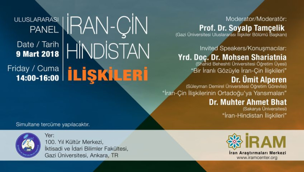 İran-Çin-Hindistan İlişkileri